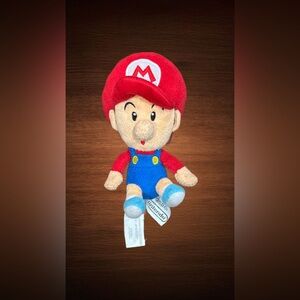 World of Nintendo super Mario bros baby Mario. Plush little buddy 5”